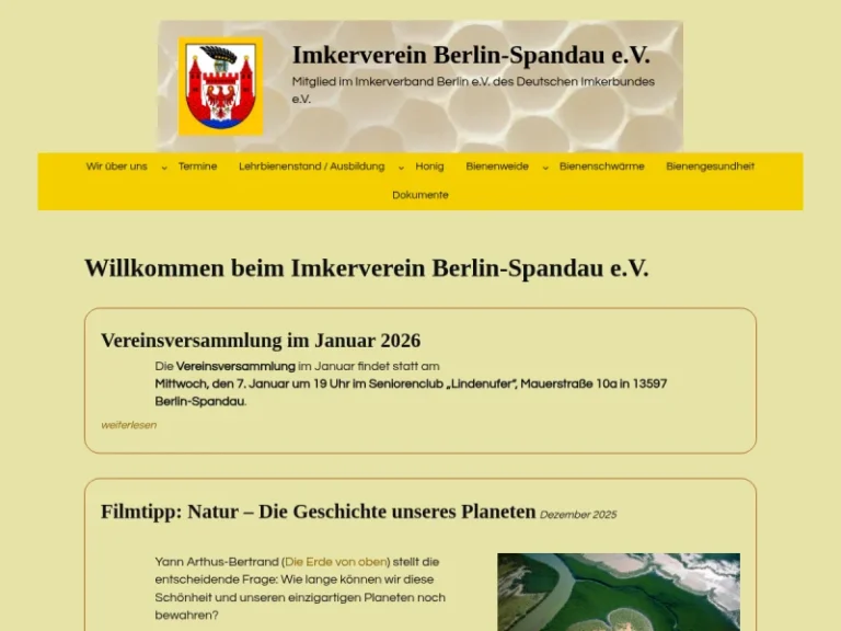 Imkerverein Spandau – Lehrbienenstand - Berlin in Berlin