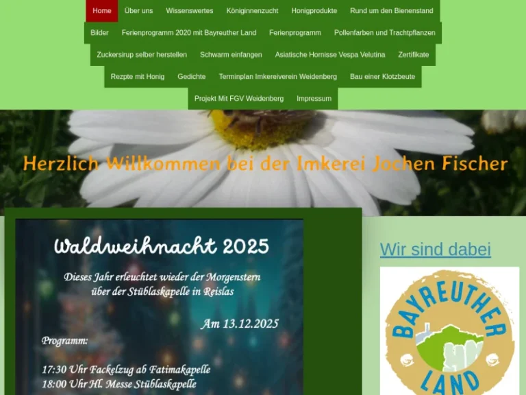 Imkerei Jochen Fischer - Bayern in Kirchenpingarten