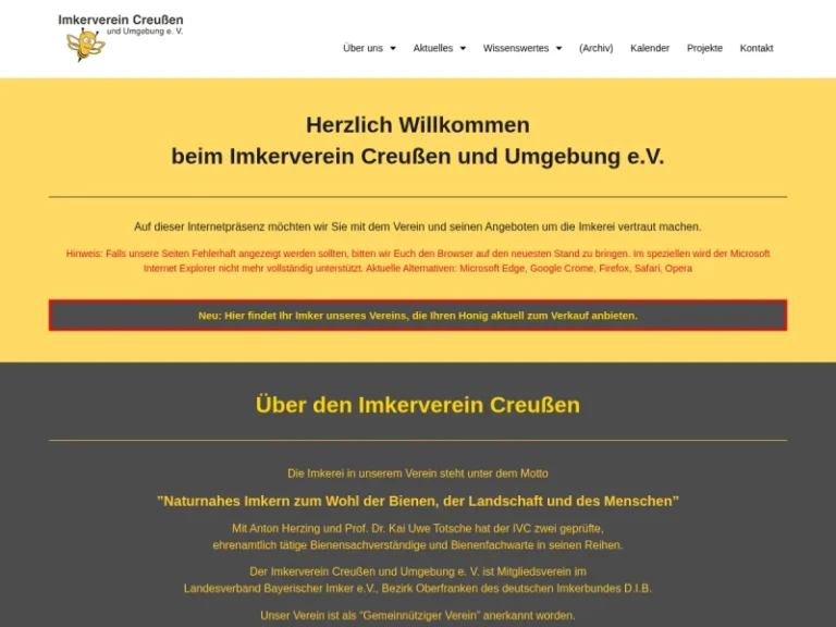 Imkerverein Creußen - Bayern in Pegnitz