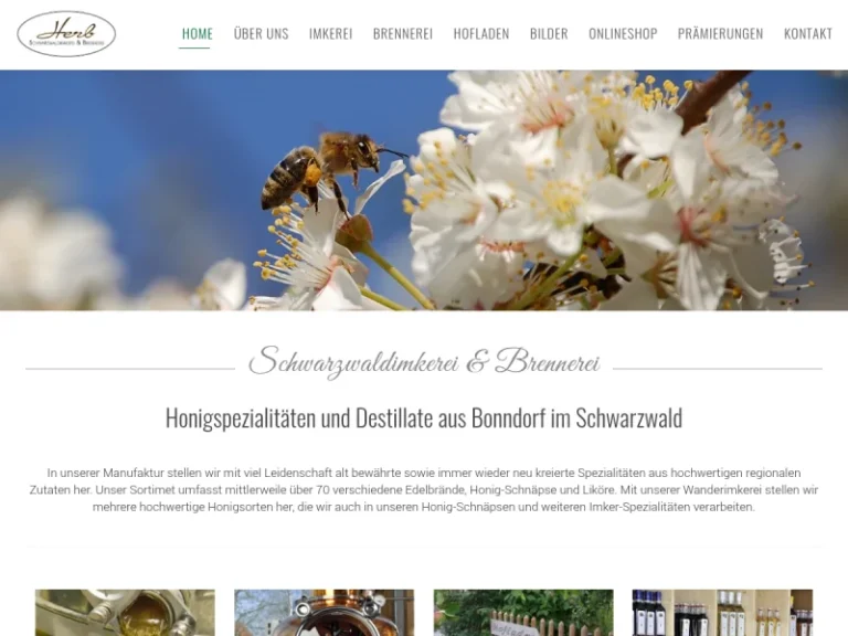 Schwarzwaldimkerei & Brennerei Herb - Baden-Württemberg in Bonndorf im Schwarzwald
