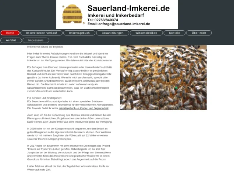 Sauerland Imkerei - Nordrhein-Westfalen in Drolshagen