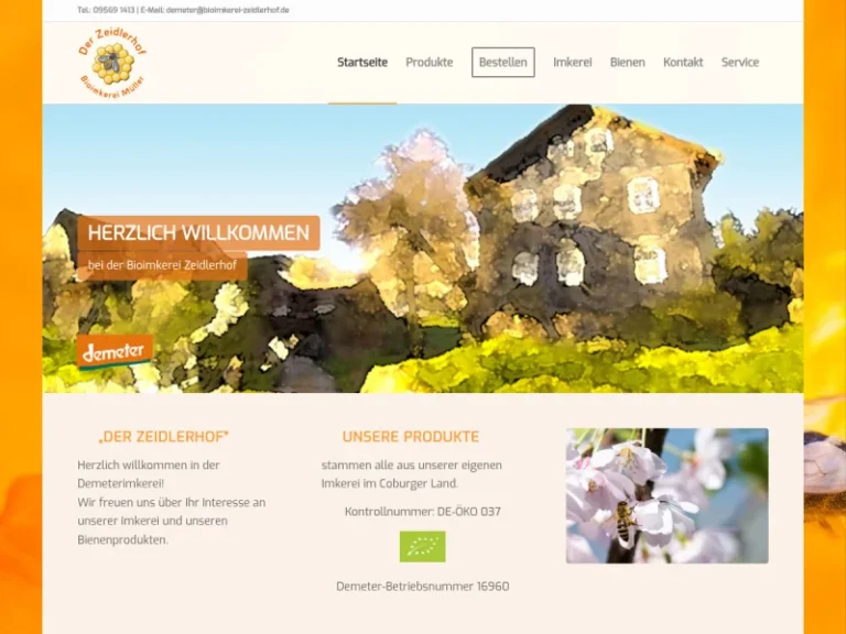 Der Zeidlerhof · Demeter Bioimkerei Müller - Bayern in Großheirath