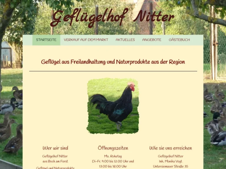 Geflügelhof Nitter - Bayern in Lichtenfels