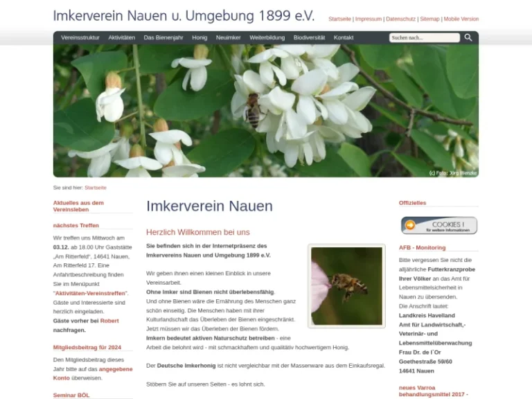 Imkerverein Nauen und Umgebung 1899 e.V. - Brandenburg in Brieselang