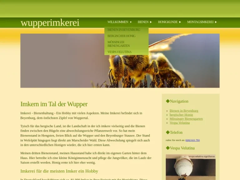 wupper-imkerei - Nordrhein-Westfalen in Wuppertal