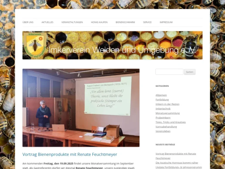 Imkerverein - Bayern in Weiden in der Oberpfalz