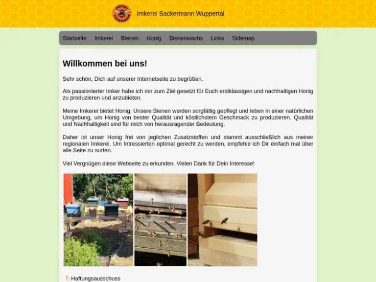Imkerei Sackermann - Nordrhein-Westfalen in Wuppertal