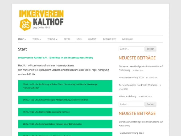 Imkerverein Kalthof - Nordrhein-Westfalen in Iserlohn