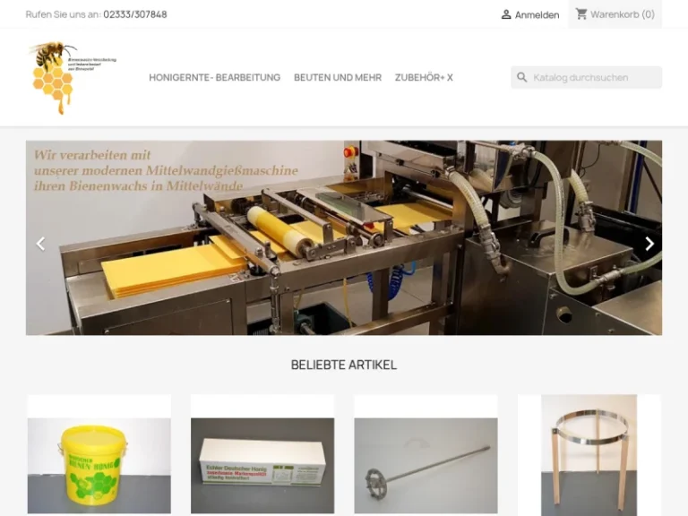 Bienenwachs-Verarbeitung und Imkereibedarf - Nordrhein-Westfalen in Ennepetal