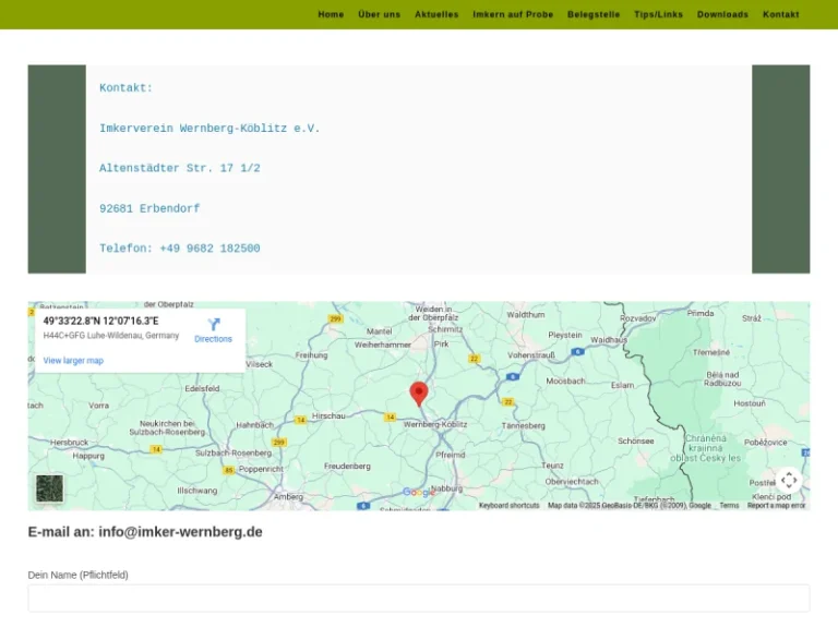 Imkerverein Wernberg - Bayern in Erbendorf