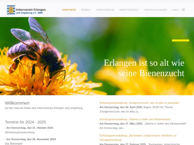 Imkerverein Erlangen und Umgebung e.V. - Bayern in Baiersdorf