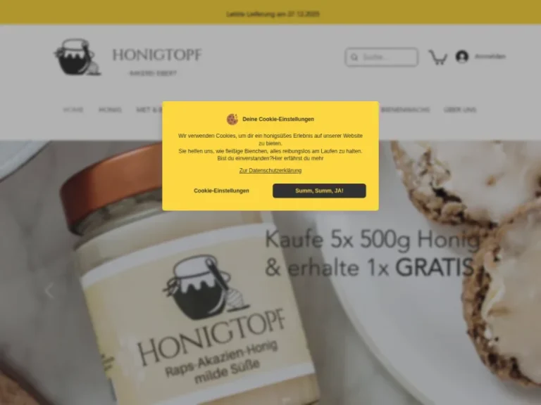 Honigtopf Imkerei Ebert - Thüringen in Schmölln