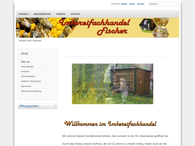 Imkereifachhandel Fischer - Sachsen in Seelitz