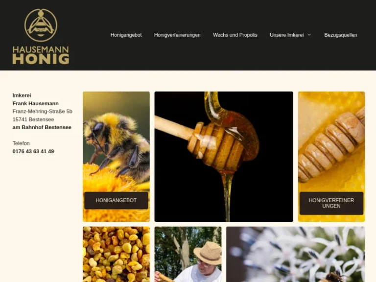 Imkerei Frank Hausemann - Brandenburg in Königs Wusterhausen