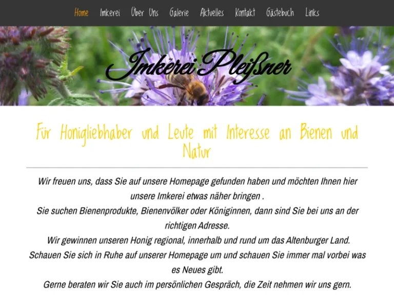 Imkerei Pleißner - Thüringen in Meuselwitz