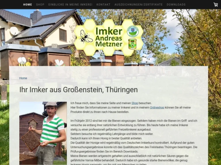 Imkerei Andreas Metzner - Thüringen in Großenstein