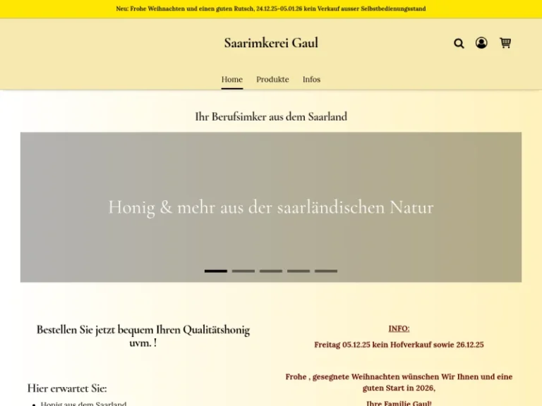 SaarImkerei Gaul Honigverkauf - Saarland in Püttlingen