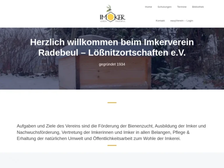 Imkerverein Radebeul-Lößnitzortschaften e.V. - Sachsen in Radebeul