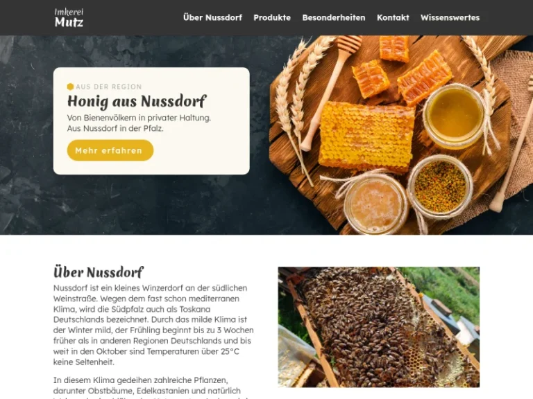 Imkerei Mutz, Honig aus Nussdorf - Rheinland-Pfalz in Landau in der Pfalz