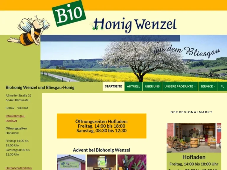 Biohonig Wenzel - Saarland in Blieskastel