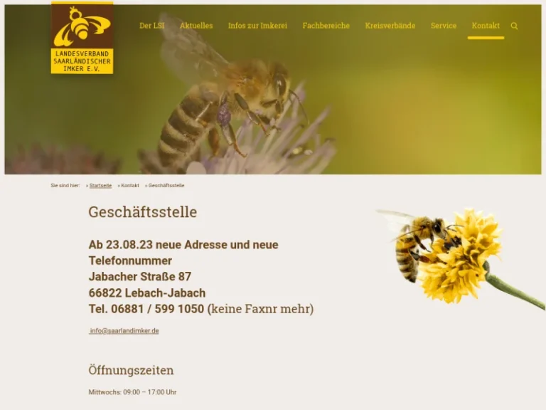 Landesverband Saarländischer Imker - Saarland in Lebach