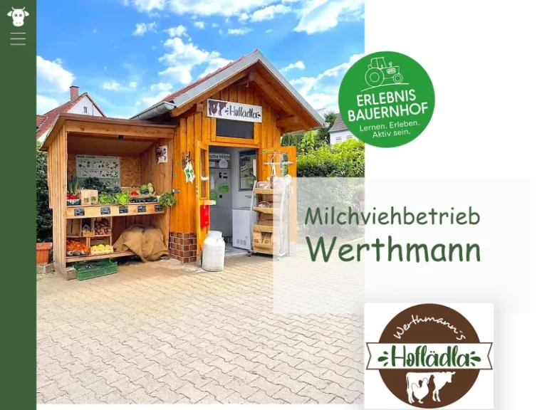 Milchviehbetrieb Werthmann „Hoflädla“ - Bayern in Hirschaid