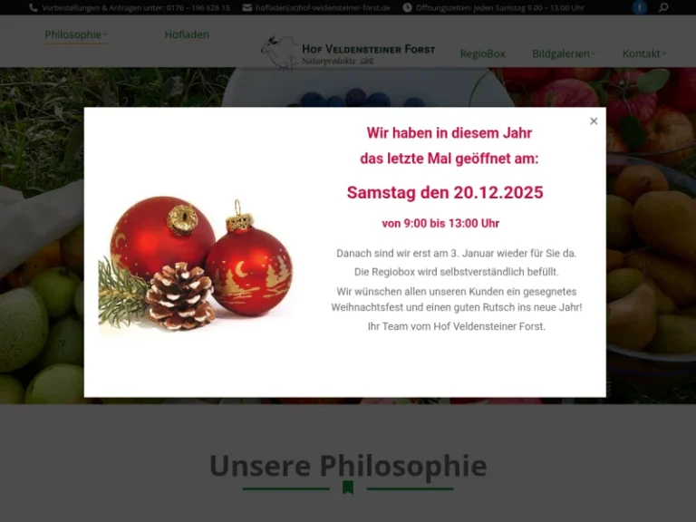 Hof Veldensteiner Forst - Bayern in Litzendorf