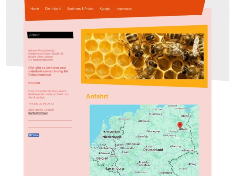 Imkerei HonigHeinzig - Sachsen in Diera-Zehren