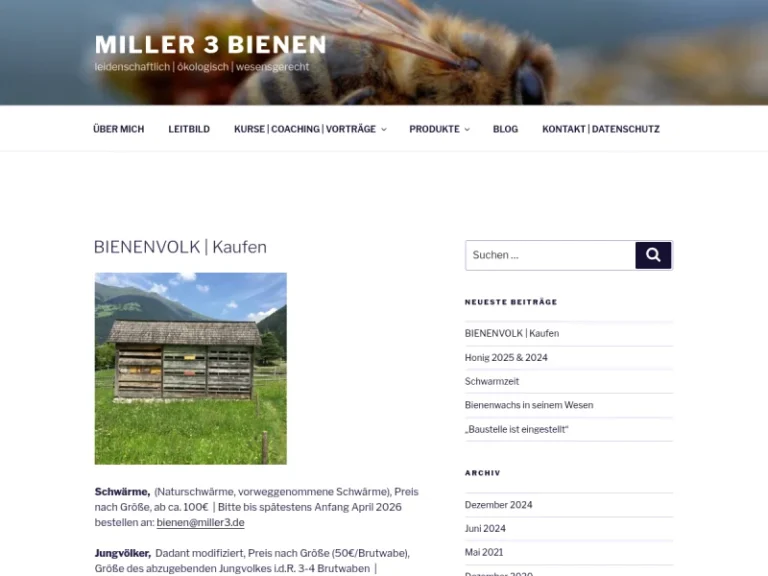 Imkerei Miller - Bayern in Freising