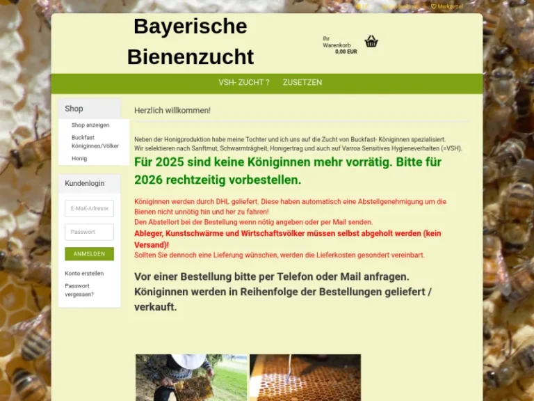 Bayerische Bienenzucht - Bayern in Erdweg