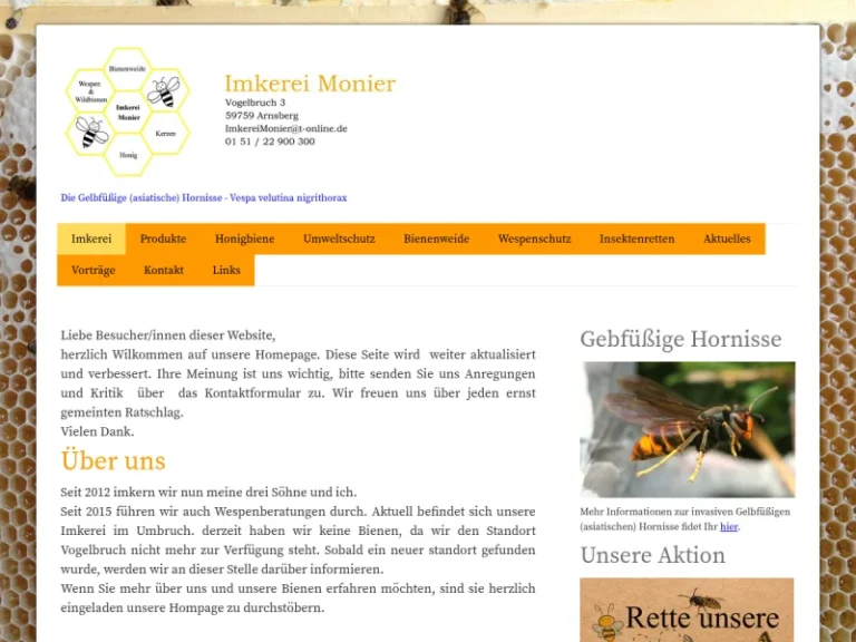 Imkerei Monier - Nordrhein-Westfalen in Arnsberg