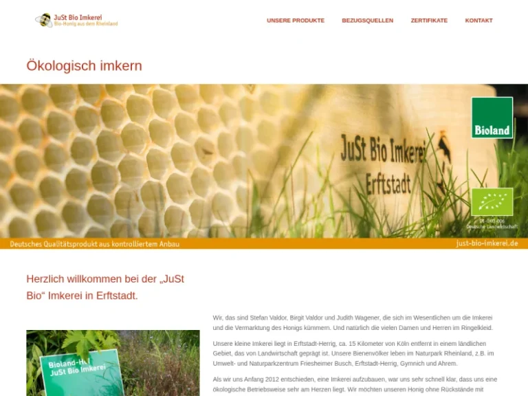 JuSt Bio Imkerei - Nordrhein-Westfalen in Erftstadt