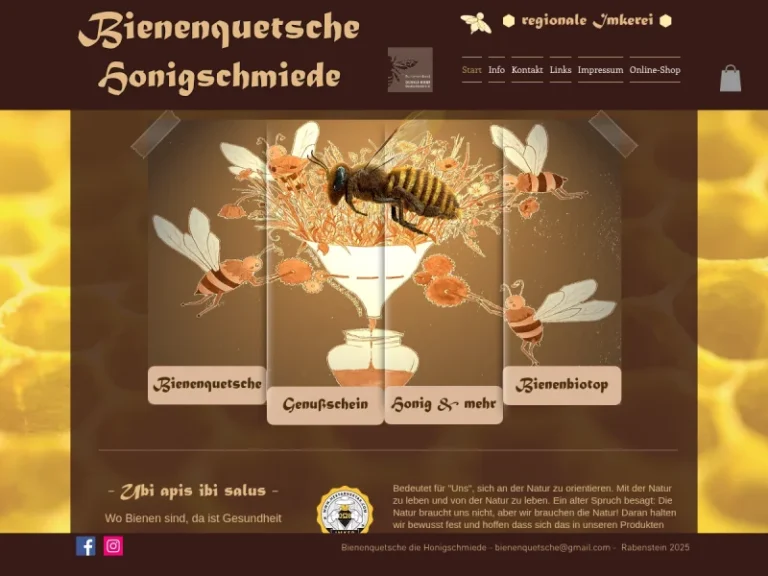 Imkerei Bienenquetsche Honigschmiede - Sachsen in Chemnitz