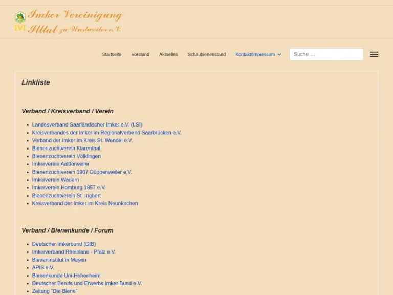 Imkervereinigung Illtal zu Wustweiler eV - Saarland in Ottweiler