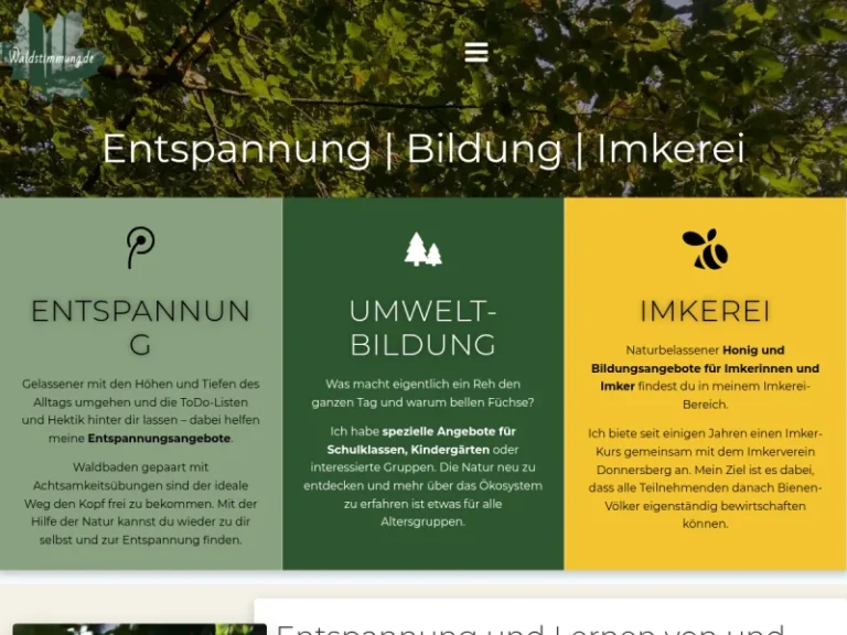 Imkerei Fabian Bauer / Waldstimmung.de - Rheinland-Pfalz in Marnheim