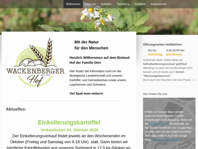 Wackenberger Hof, Bioland-Hof Dörr - Saarland in Eppelborn