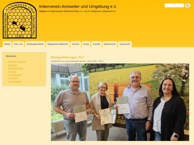 Imkerverein Annweiler und Umgebung e. V. - Rheinland-Pfalz in Völkersweiler