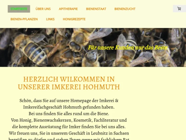 Imker & Imkereifachgeschäft Andreas Hohmuth - Sachsen in Werdau