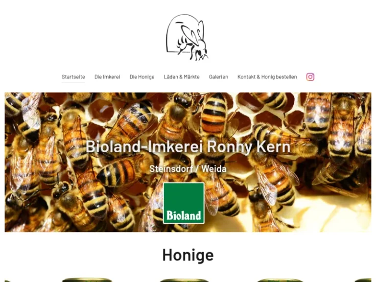 Bioland-Imkerei Ronny Kern - Thüringen in Weida