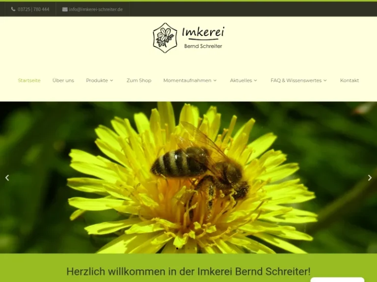 Imkerei Bernd Schreiter - Sachsen in Drebach