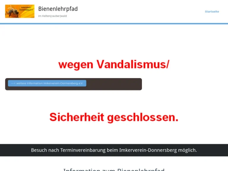 Bienenlehrpfad Imkerverein Donnersberg - Rheinland-Pfalz in Steinbach am Donnersberg