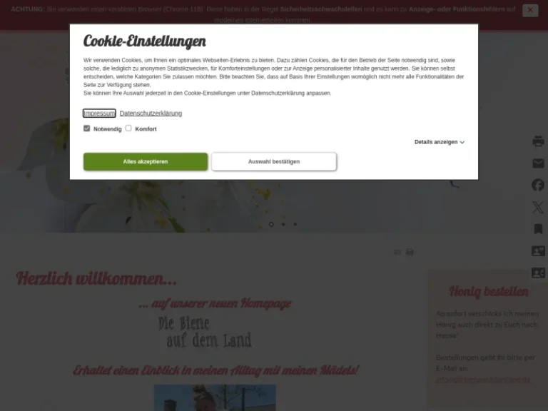 Die Biene auf dem Land - Thüringen in Langenwetzendorf