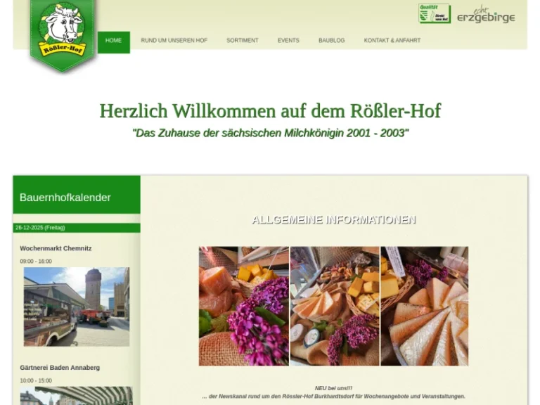 Rößler-Hof Rolf Seyffert GbR - Sachsen in Burkhardtsdorf