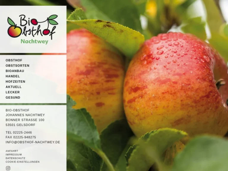 Bio-Obsthof Johannes Nachtwey - Rheinland-Pfalz in Grafschaft