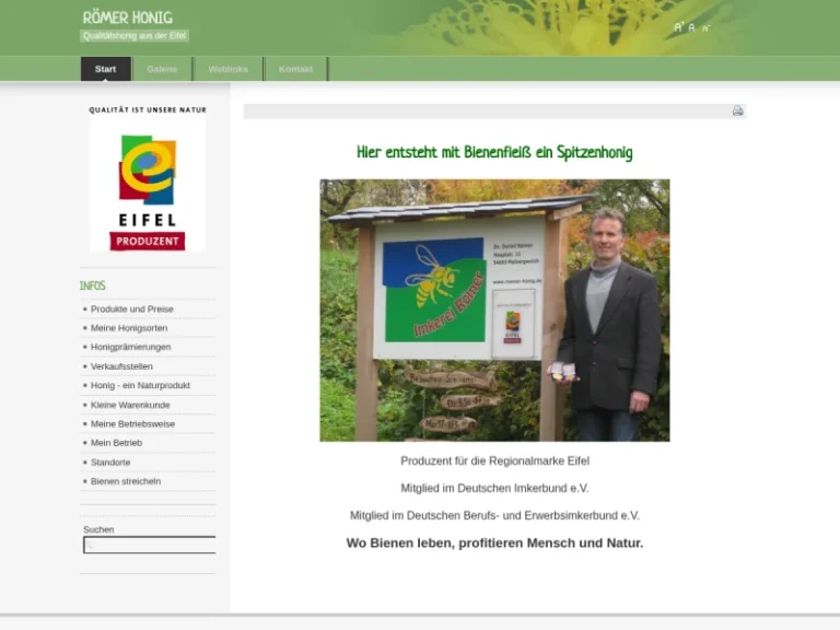Römer Honig - Rheinland-Pfalz in Malbergweich