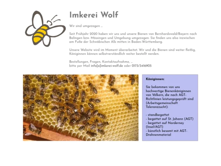 Imkerei Wolf - Baden-Württemberg in Balingen