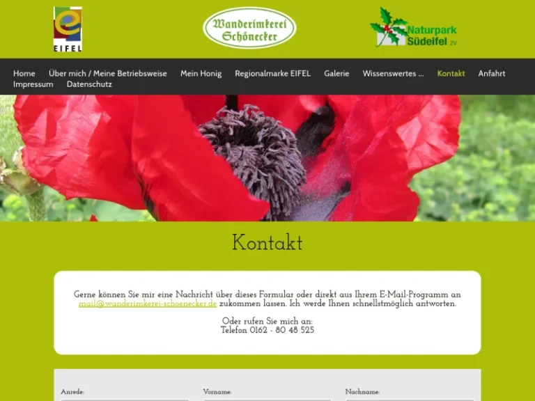 Wanderimkerei Schönecker - Rheinland-Pfalz in Oberweiler