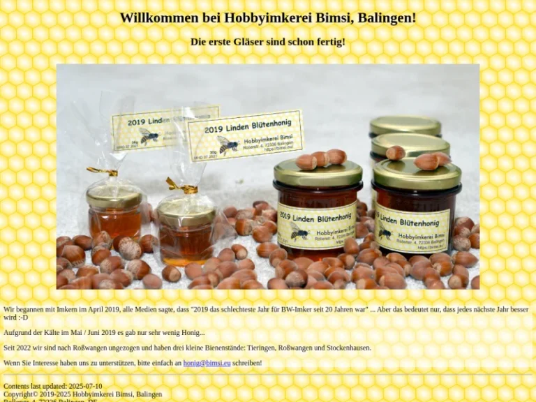 Hobbyimkerei Bimsi - Baden-Württemberg in Balingen
