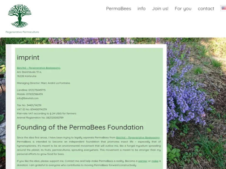 PermaBees - Baden-Württemberg in Karlsruhe