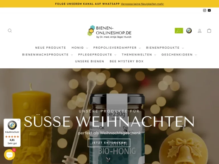 Bienen-onlineshop.de - Sachsen in Glashütte